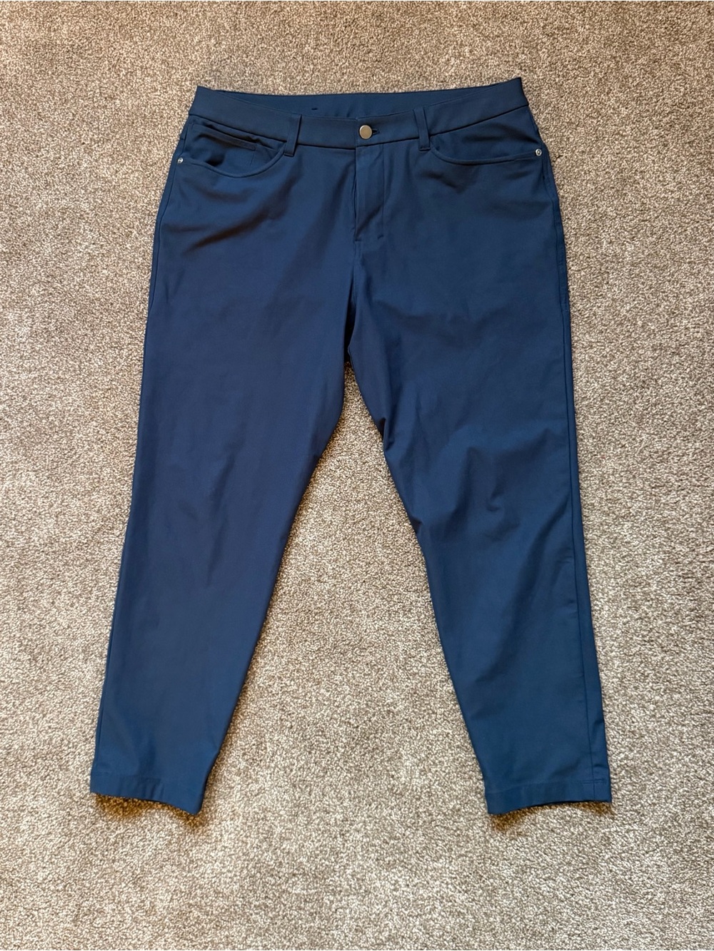 Lululemon Men's ABC Pants Tapered Blue 34W 27 Inseam